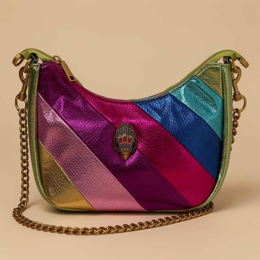 Bolsa Kurt Geiger Crossbody Metálica Multicolor dupe