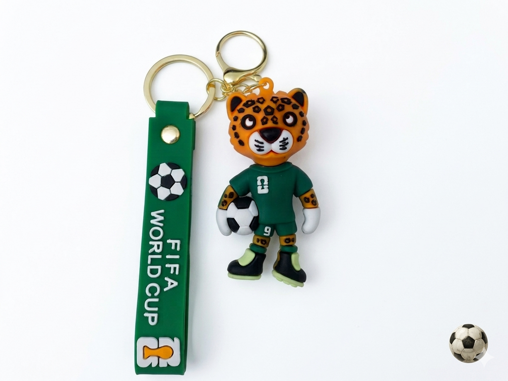 Llaveros Mascotas Mundial PVC Coleccionables