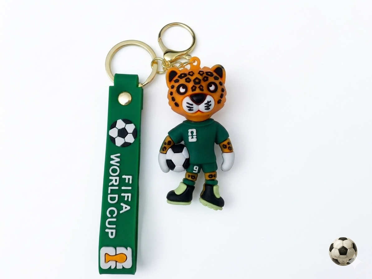 Llaveros Mascotas Mundial PVC Coleccionables