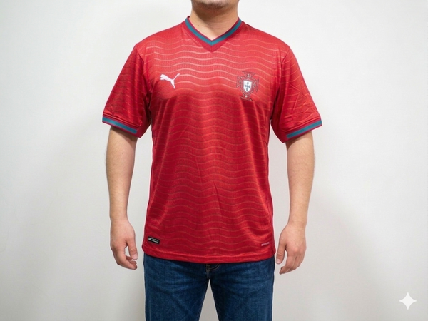 Playera Roja Selección Portugal – Versión Jugador