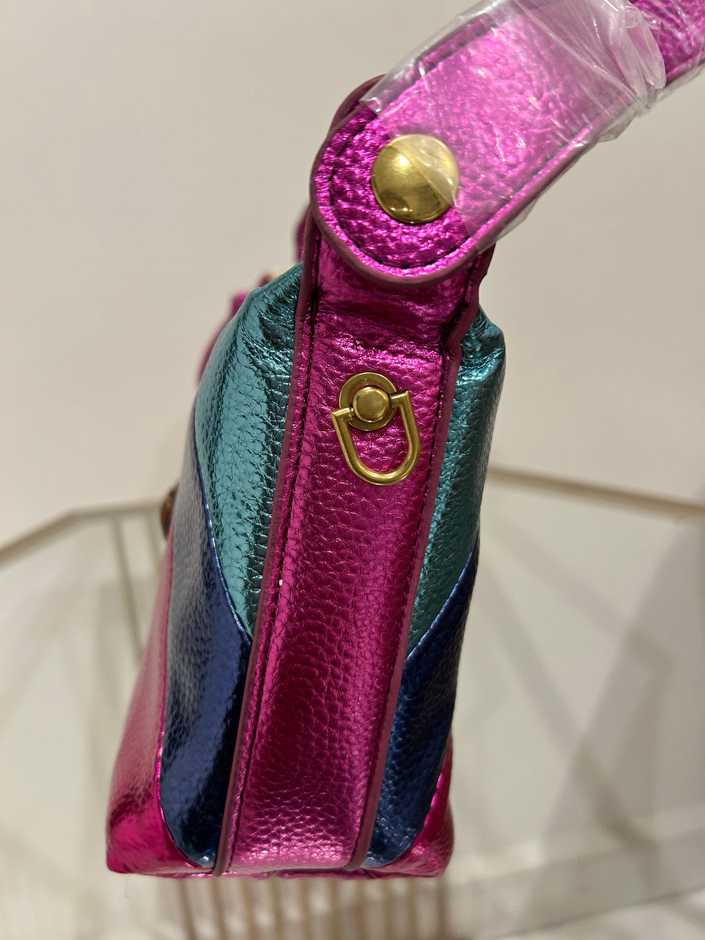 Bolsa Kurt Geiger Metálica Multicolor Dupe