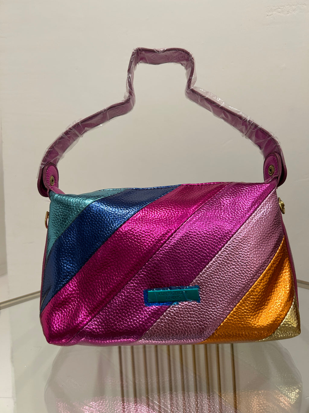 Bolsa Kurt Geiger Metálica Multicolor Dupe
