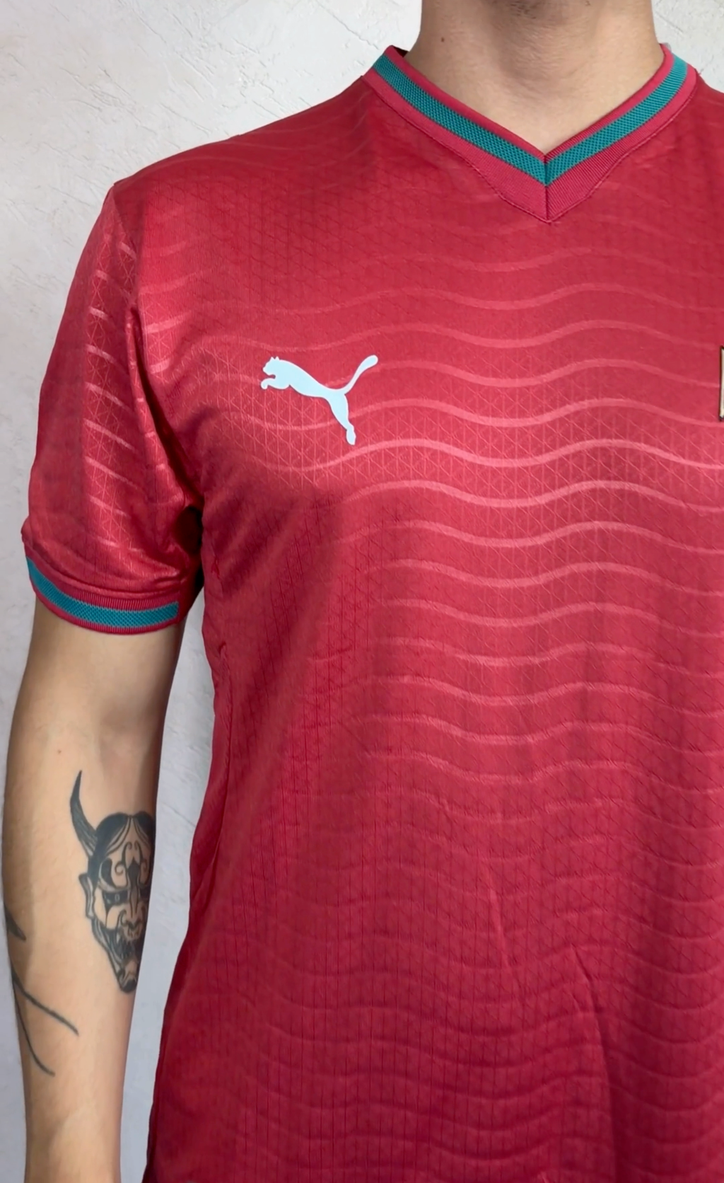 Playera Roja Selección Portugal – Versión Jugador