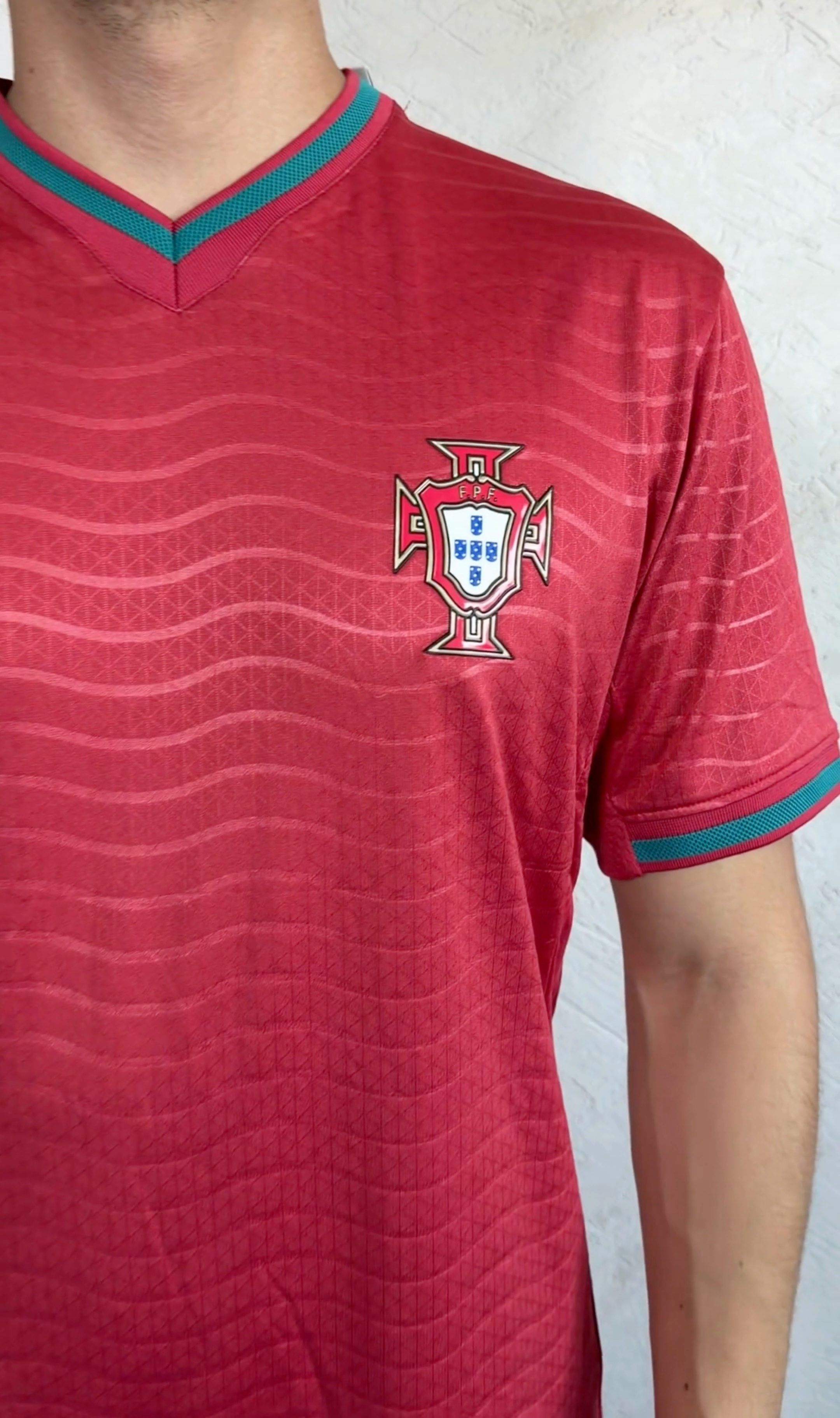 Playera Roja Selección Portugal – Versión Jugador