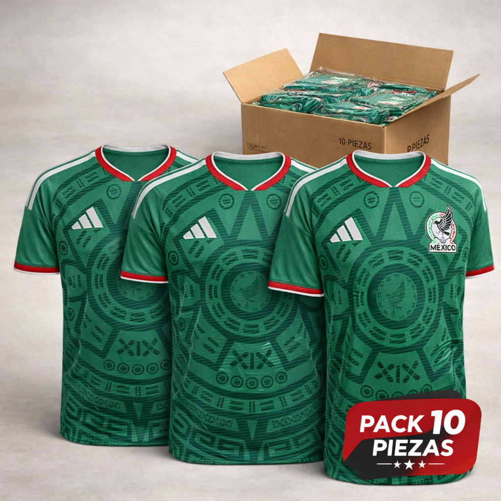 Pack 10 Piezas - Playera México versión fan