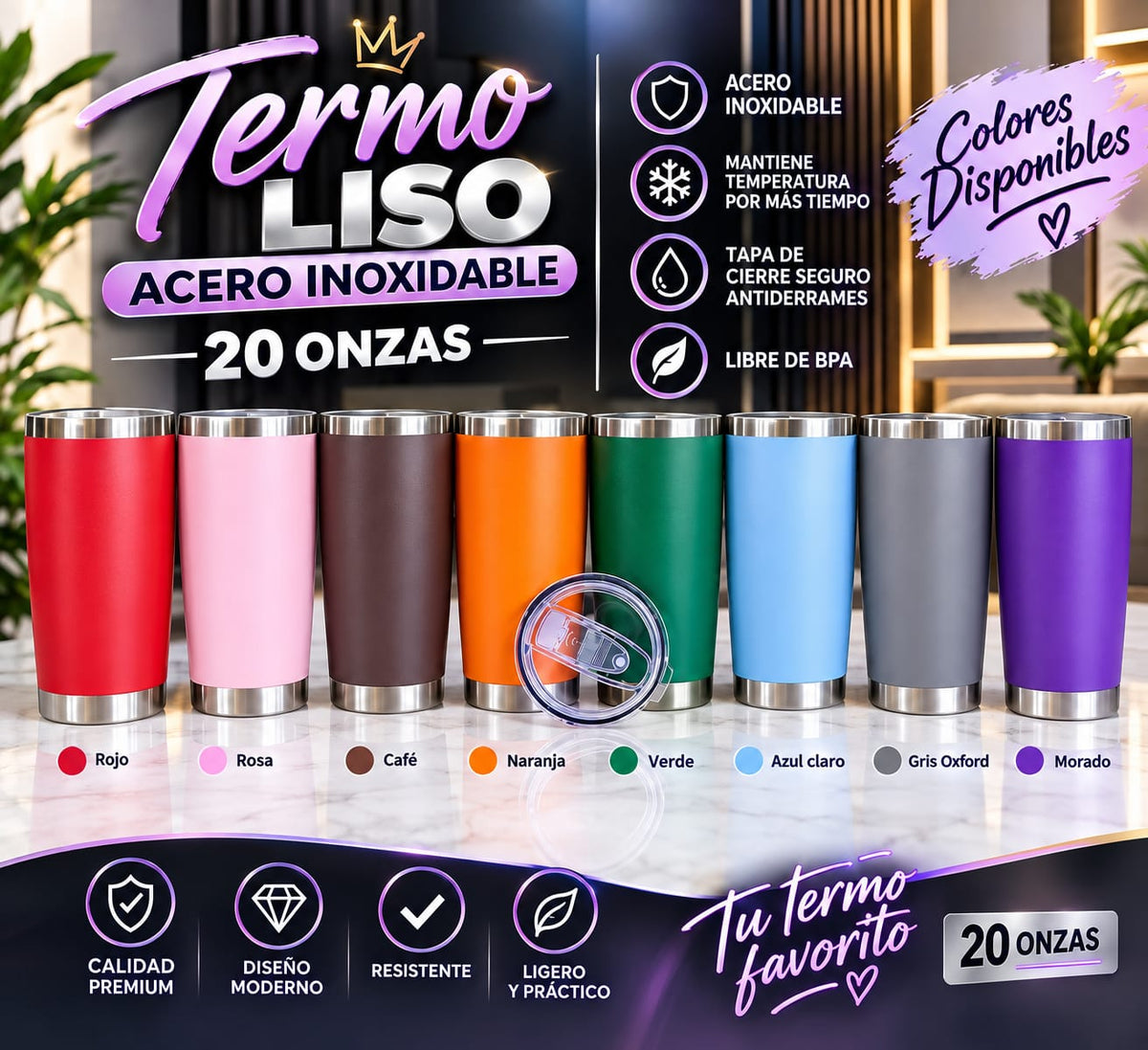 TERMO LISO 20 OZ
