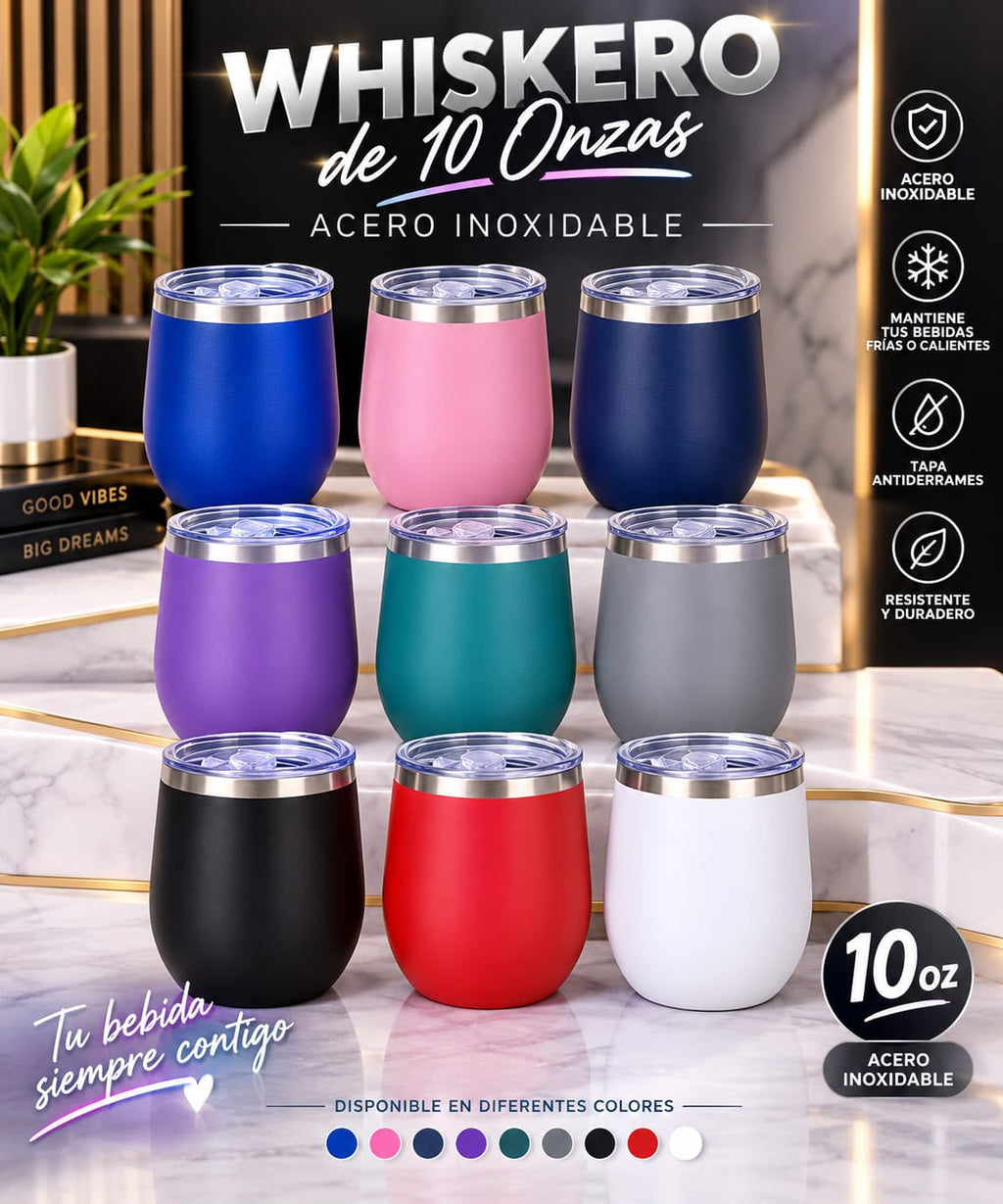 WISKERO 10oz forma de huevo