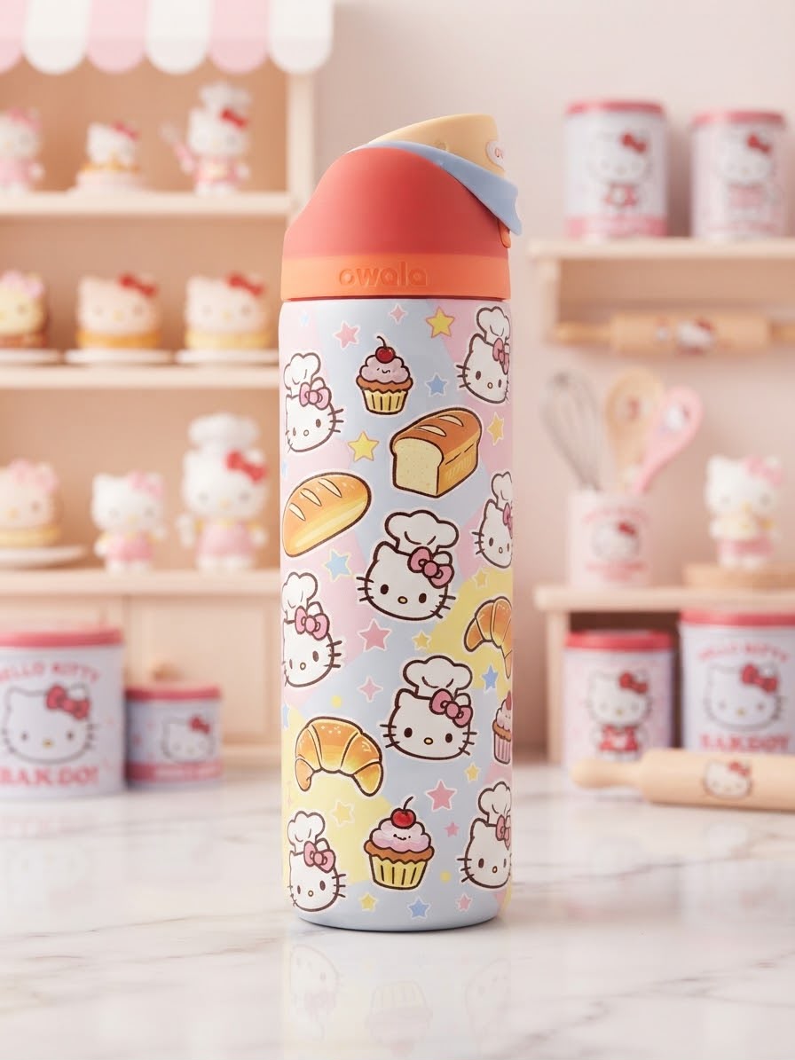 Termo tipo OWALA HELLO KITTY 24oz