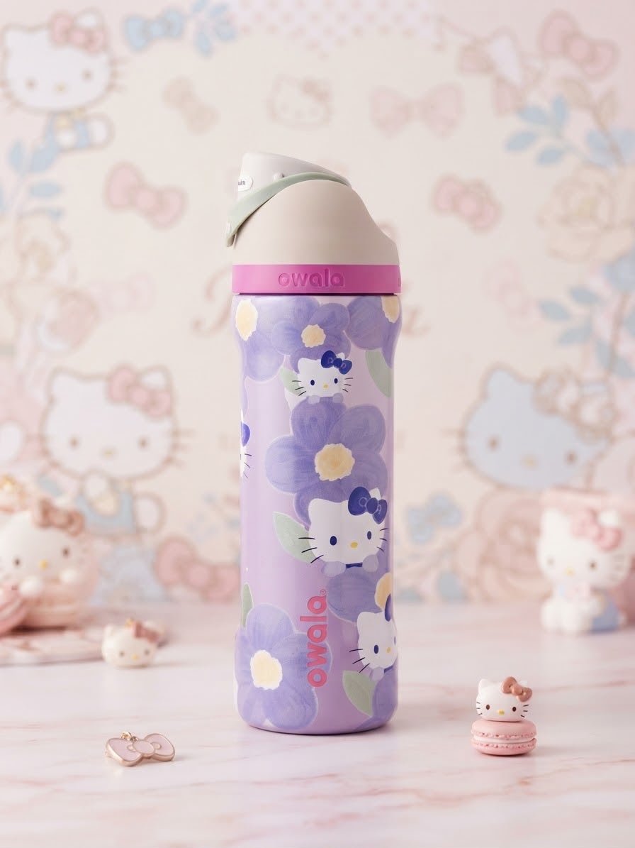 Termo tipo OWALA HELLO KITTY 24oz