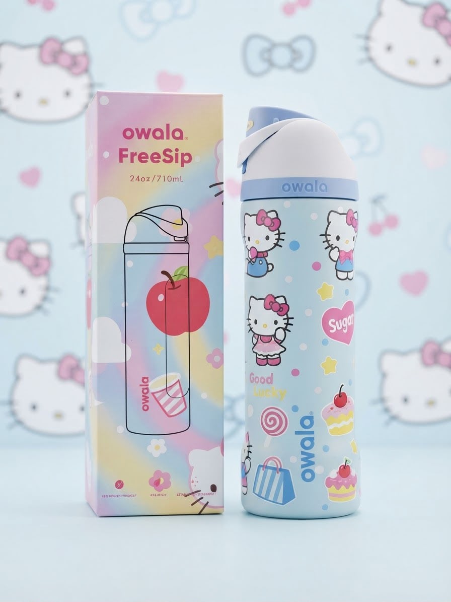 Termo tipo OWALA HELLO KITTY 24oz